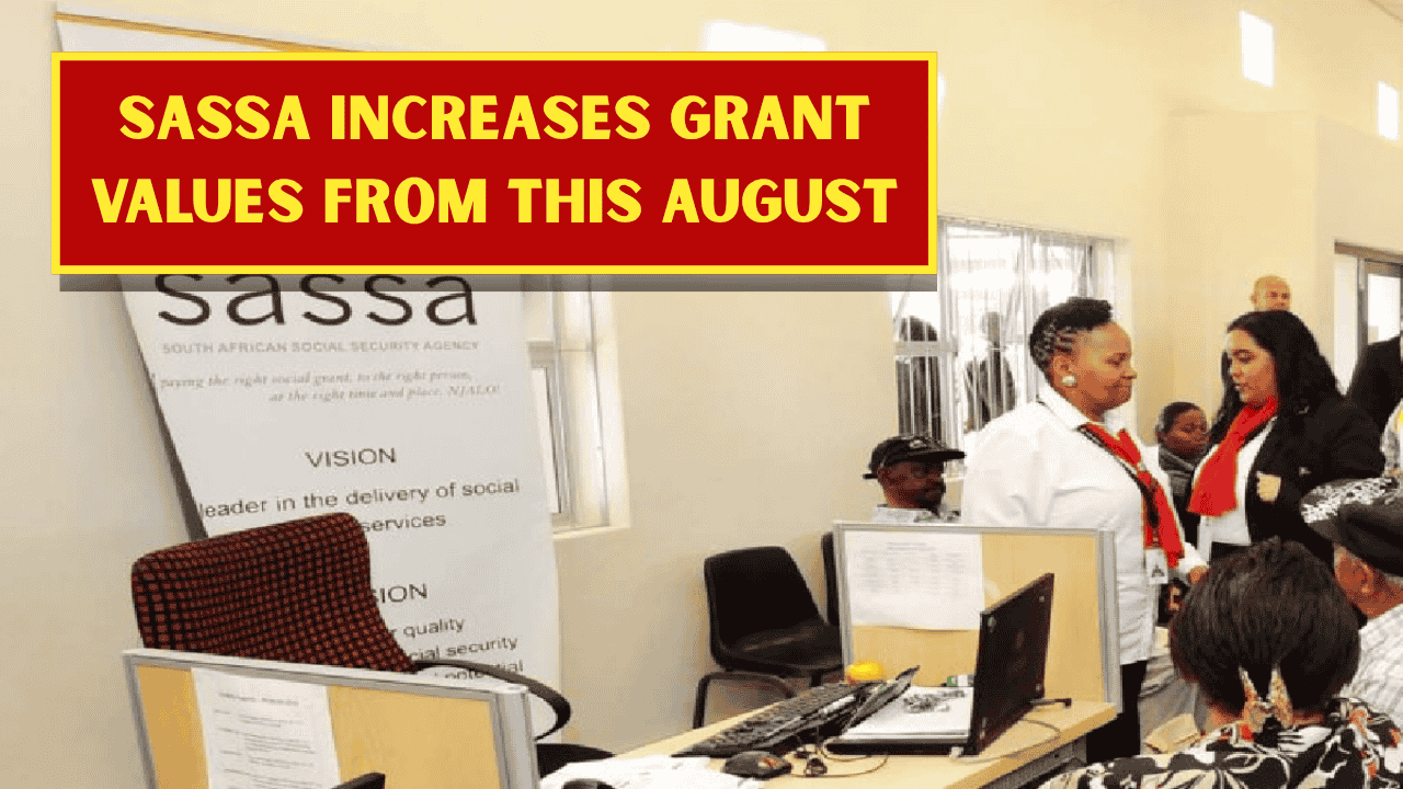 SASSA grant increase august 2025